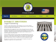 Tablet Screenshot of barrettbrothers-dms.com